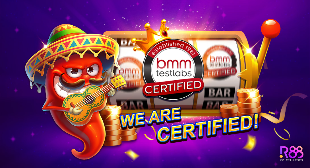 R88 Games Obtained BMM Testlabs Certification!